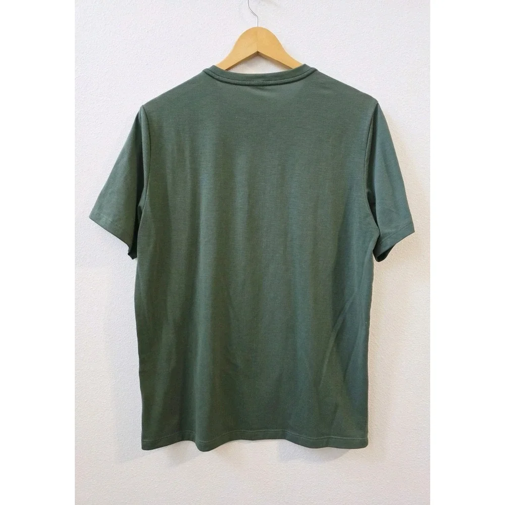 Vuori Men's Short Sleeve T Shirt Size Medium Green Stretch Athleisure